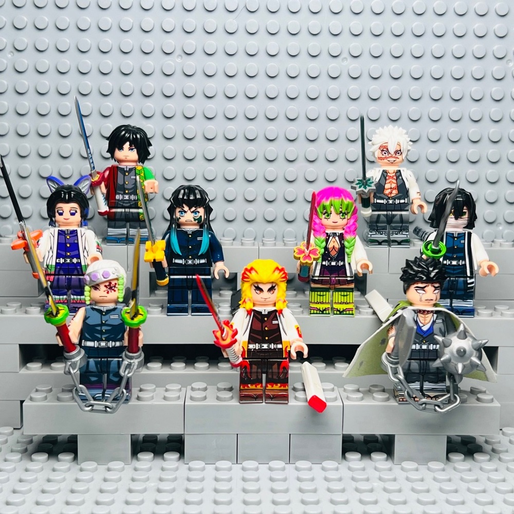 Demon Slayer Hashira Custom Minifigures Lot of 9 - Picture 1 of 8